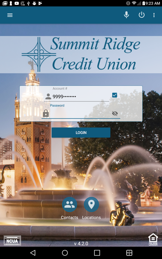 SRCU Mobile App Screenshot